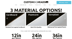 Desktop Screenshot of custombigheads.com